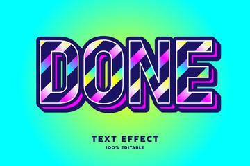 Seamless gradient striplines modern text effect