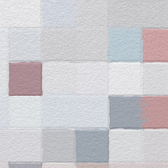 Fototapeta premium Colorful square pattern with a rough texture background. Background texture wall and have copy space for text. Picture for creative wallpaper or design art work.