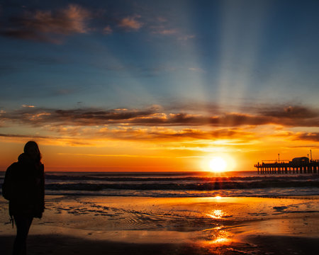 sinrise on the beach