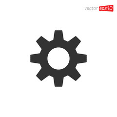 Gear Icon Design Illustration Vector