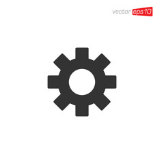 Gear Icon Design Illustration Vector