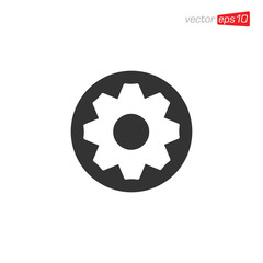 Gear Icon Design Illustration Vector