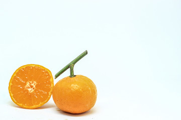 sliced ponkam oranges, mini oranges  that is always present in the Chinese New Year event. 