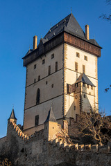 Fototapeta premium Highest tower of Karlstejn castle