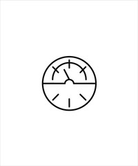 meter line icon,symbol for web and mobile icon.