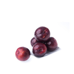 Plum or Sweet Ripe Plum fruit on a background new.
