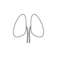 kidney icon vector illustration sign