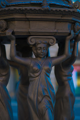 Naklejka premium Tourists destination Barcelona, Spain. Barcelona is known as an Artistic city located in the east coast of Spain..