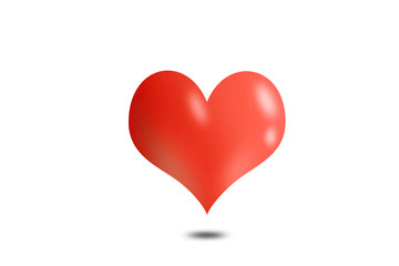 Illustration of cute heart.  かわいいハートのイラスト