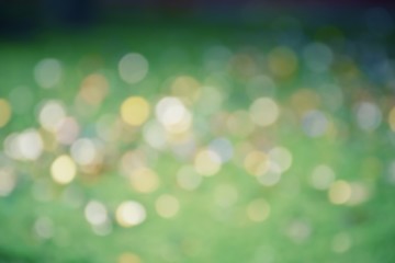 abstract green background with bokeh