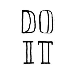 Raster handwritten lettering 