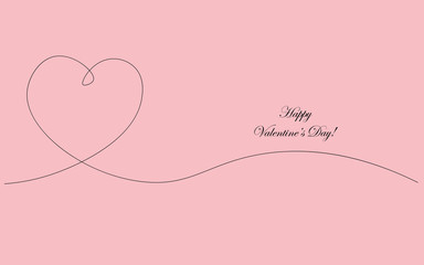 Valentines day background design vector illustration