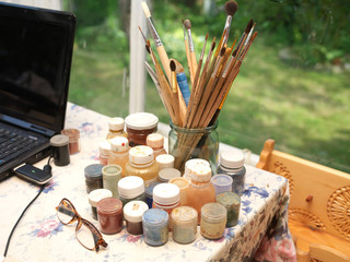 Artist work place