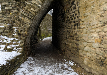 Arch in the fortress Walls.