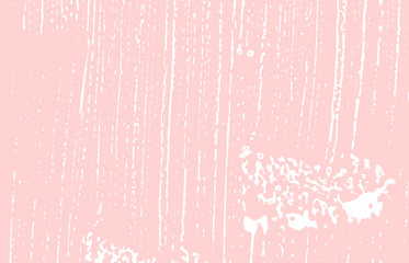 Grunge texture. Distress pink rough trace. Grand b