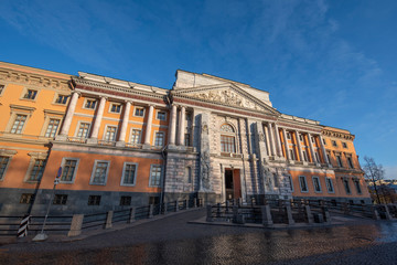 Fototapeta premium Saint Michael's Castle (Mikhailovsky Castle or Engineers Castle) in Saint Petersburg, Russia