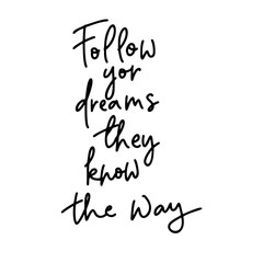 Hand Lettering Inspirational Vector Quote