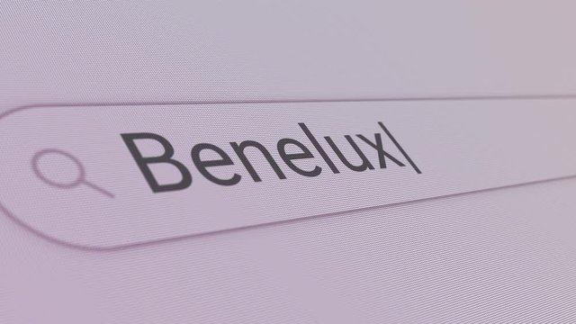 Benelux Search Bar Close Up Single Line Typing Text Box Layout Web Database Browser Engine Concept