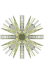 Green mandala