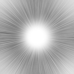 Obraz premium 細かい集中線 白バック