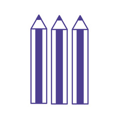 Fototapeta premium pencils colors supplies isolated icon