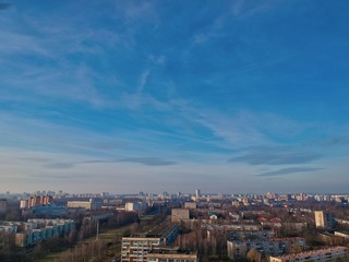 Obraz premium Aerial view of Minsk, Belarus