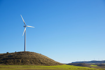 Fototapeta premium Wind energy concept