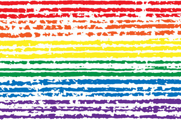LGBT pride flag color. Symbol of LGBTQ. Colorful rainbow texture. Gay background. Vector illustration, eps 10.