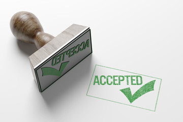 Rectangular Stamp Mockup- 3d rendering