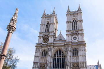 Fototapeta na wymiar Westminster Abbey London UK