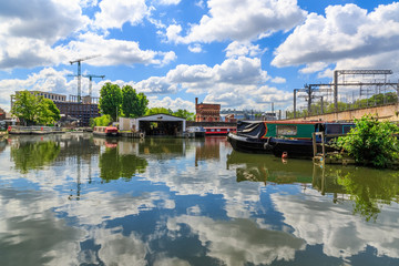 St Pancras Yacht Basin in London, part of the Regent's Canal