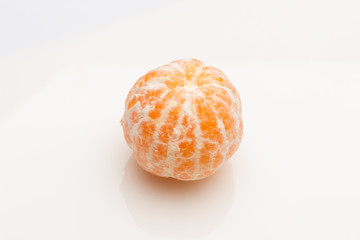 Fototapeta na wymiar Tangerine orange-skinned sweet fruit of the citrus family.