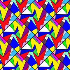 abstract geometric background with triangles