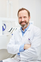 Fototapeta premium Self-confident man as a doctor or senior physician