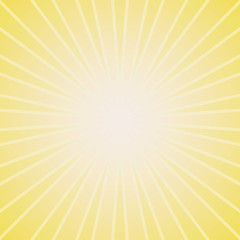 Sunlight abstract background. Powder yellow color burst background.