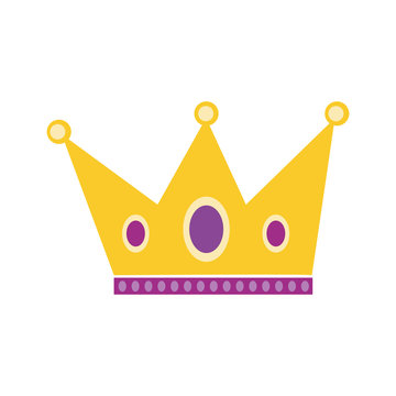 queen crown royal isolated icon