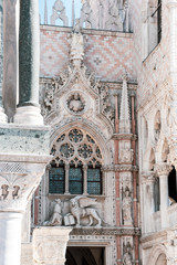 detail of a building in Venice