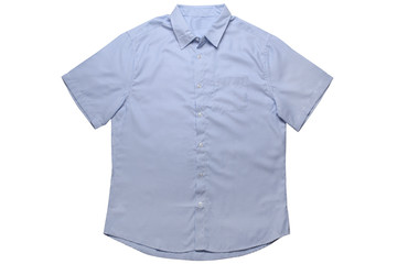 Blue pinstriped shirt