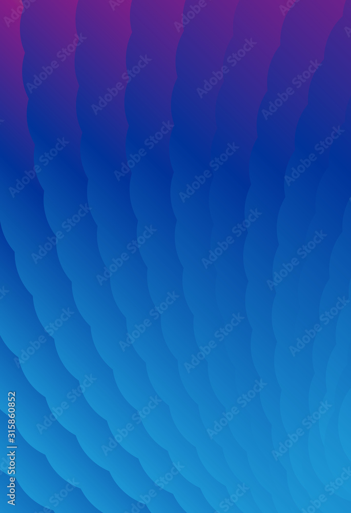 Poster fluid shapes constitute a color geometric abstract background