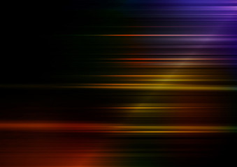 Horizontal speed lines with colorful background