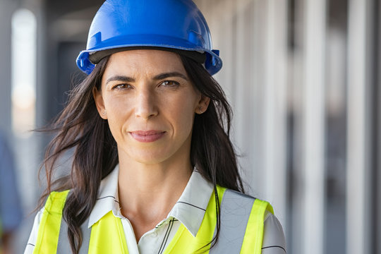 Portrait Of Proud Engineer Woman