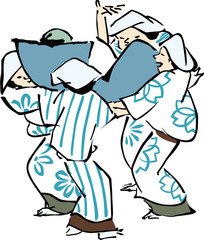 浮世絵　町人　その122