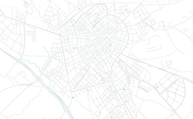 Reus, Spain bright vector map