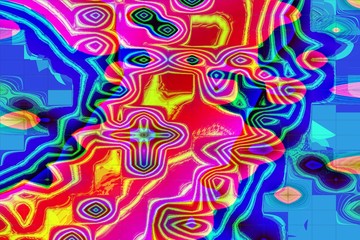 sfondo artistico astratto colori accesi