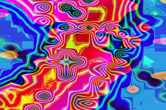 sfondo artistico astratto colori accesi