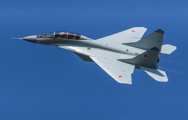 Fototapeta na wymiar Russian Multirole Jet Fighter MiG-35