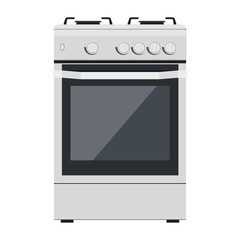 Kitchen gas stove icon. The household equipment. isolated on a white background. can be used on websites, UI, UX, web and mobile phone apps. Vector illustration in flat style.