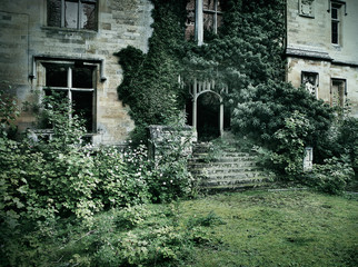 old derelict hall