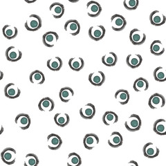 Elegant Seamless pattern is black and green colors