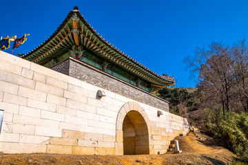 Fototapeta na wymiar Munsusanseong Fortress in Gimpo